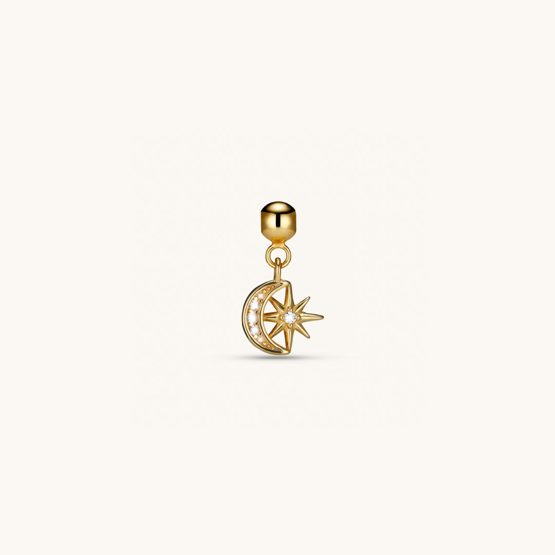 Moon & Star Charm Gold – Dylan Oaks
