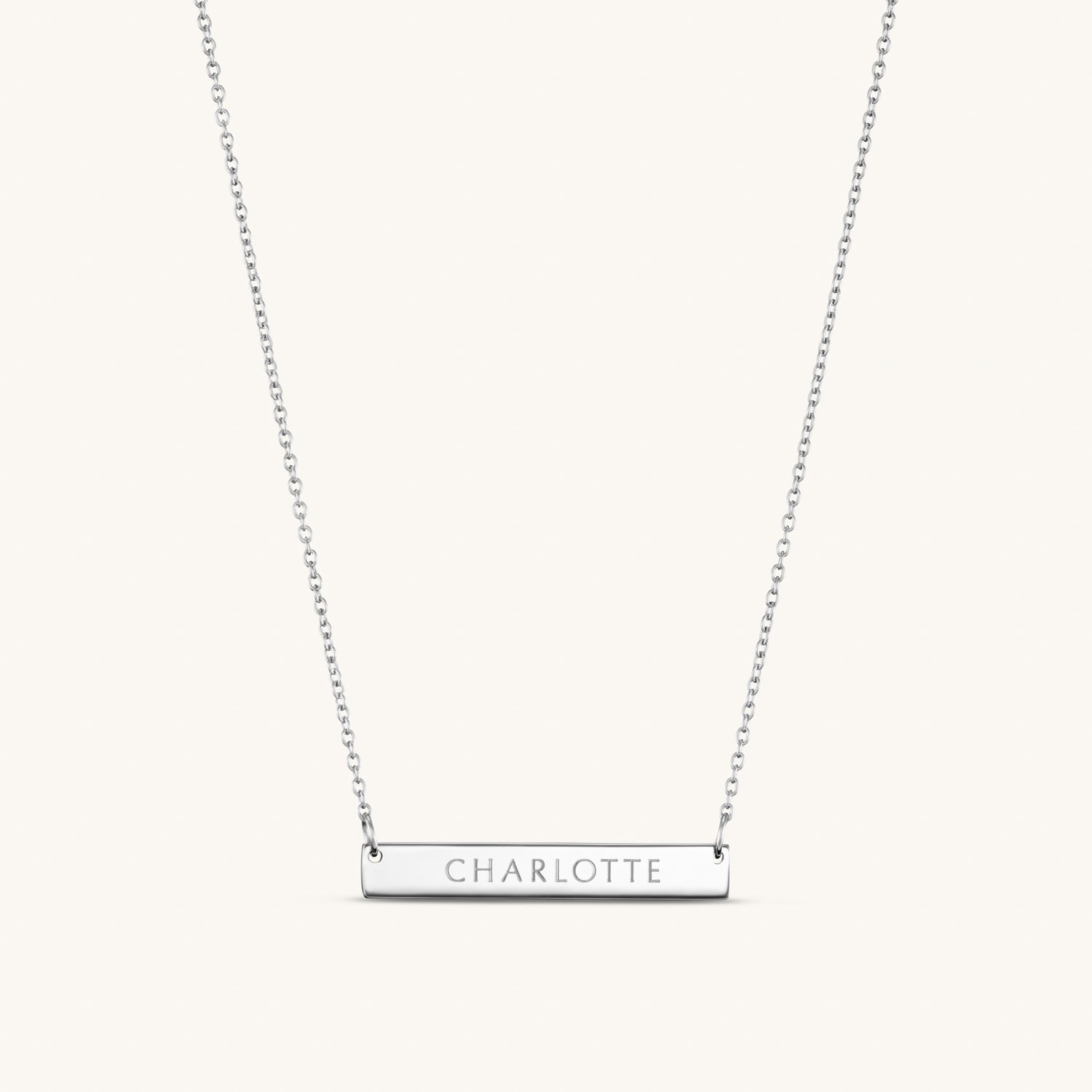 3cm Precious Letter Bar Sterling Silver – Dylan Oaks