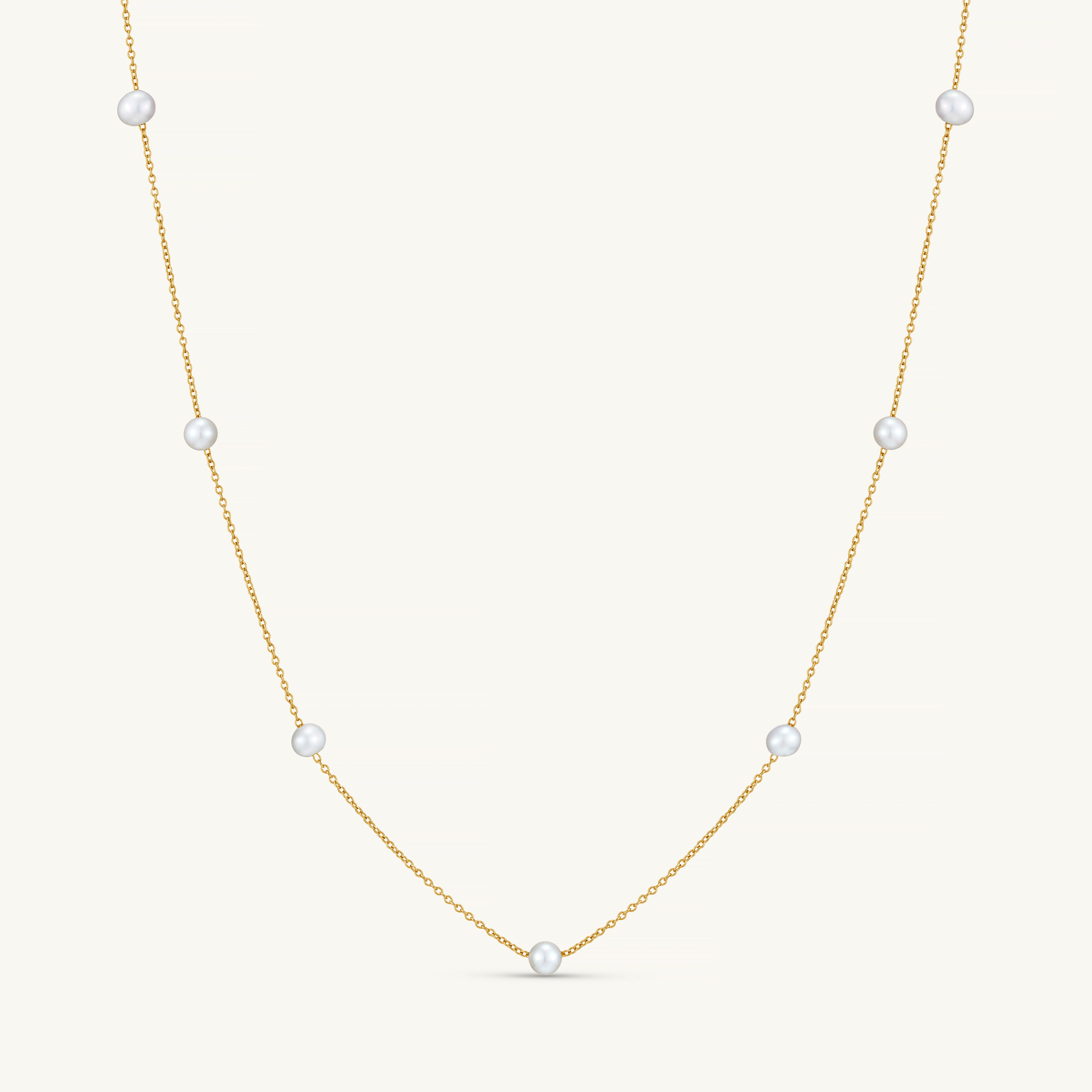 Infinity Pearl Necklace Gold – Dylan Oaks