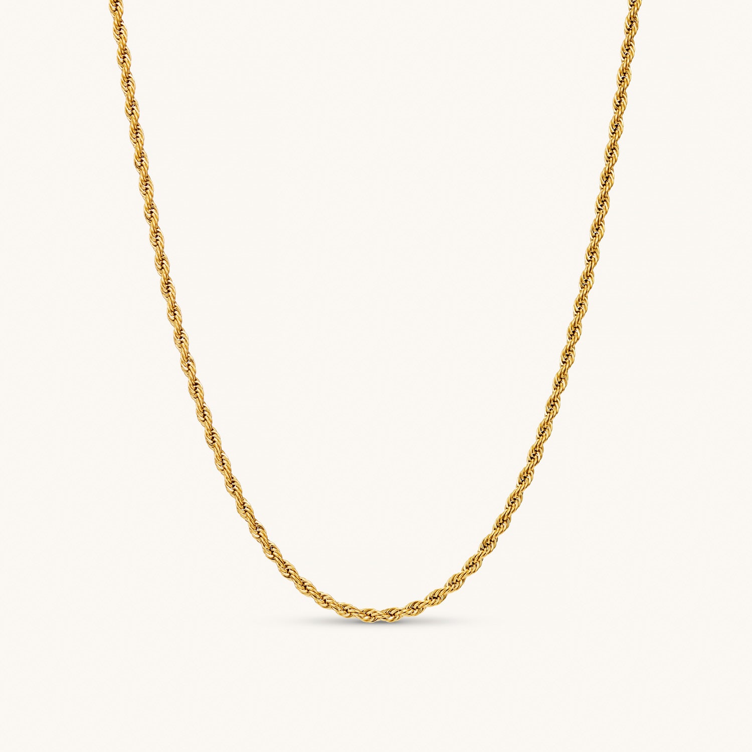 Rope Necklace In Gold – Dylan Oaks