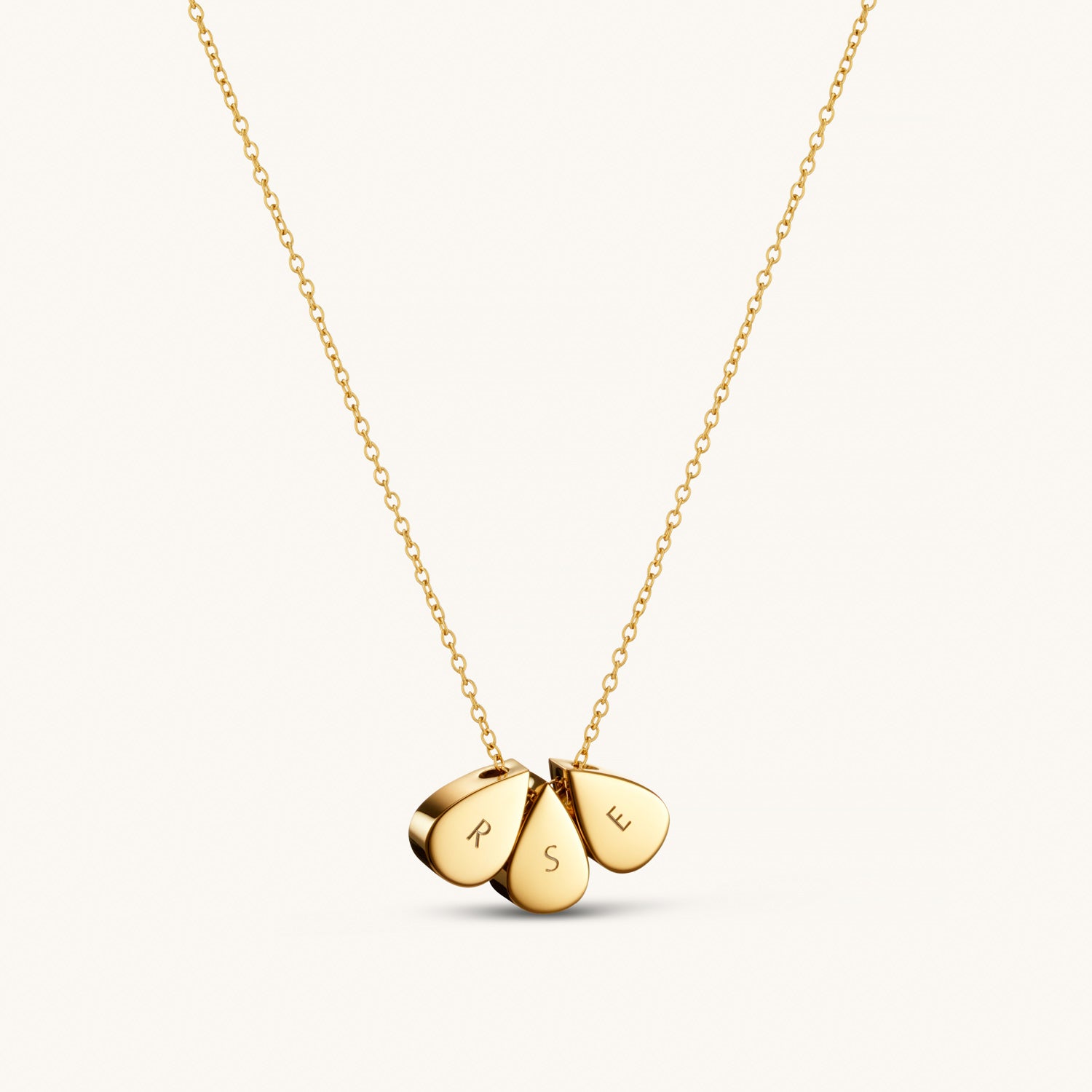 Triple Bead Necklace | Dylan Oaks Personalised Jewellery
