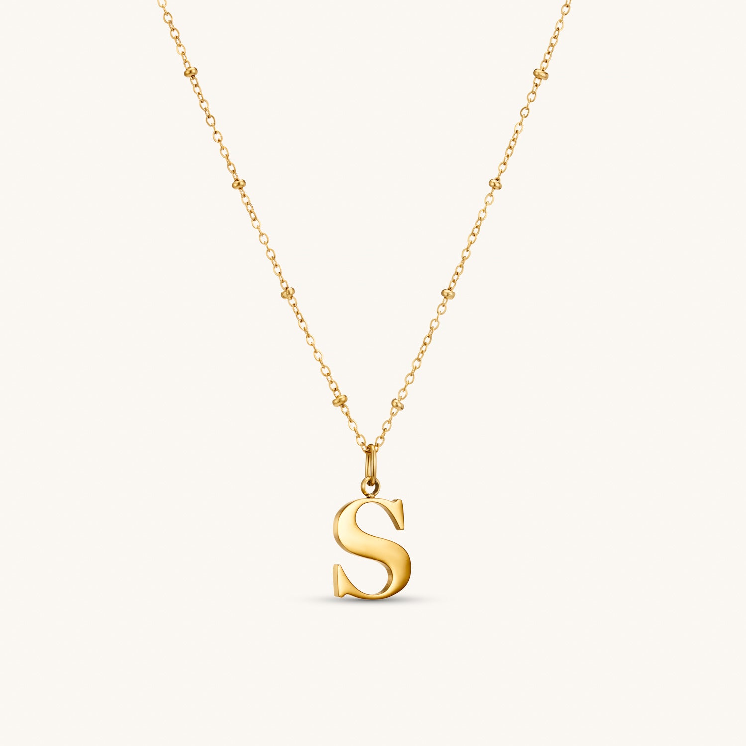 Initial Pendant Necklace