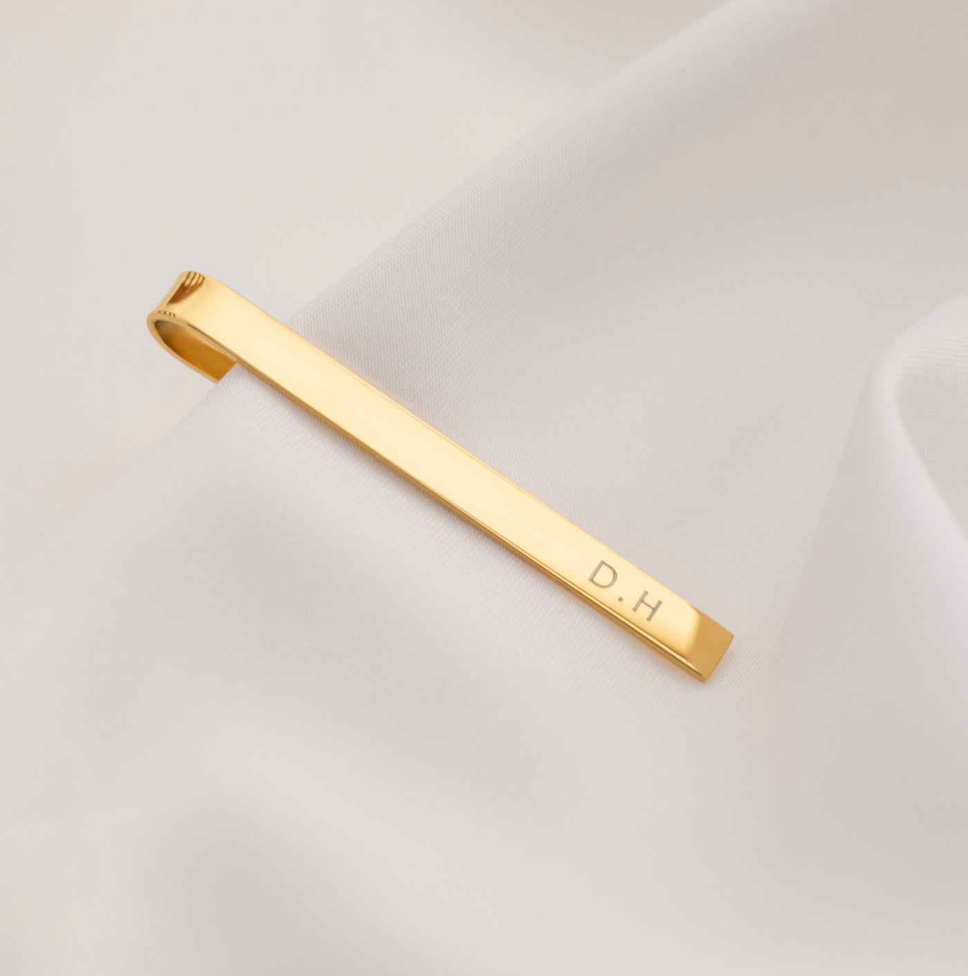 Personalised Tie Pin in Gold