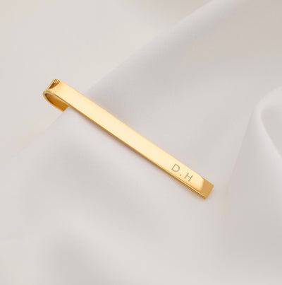 Personalised Tie Pin in Gold