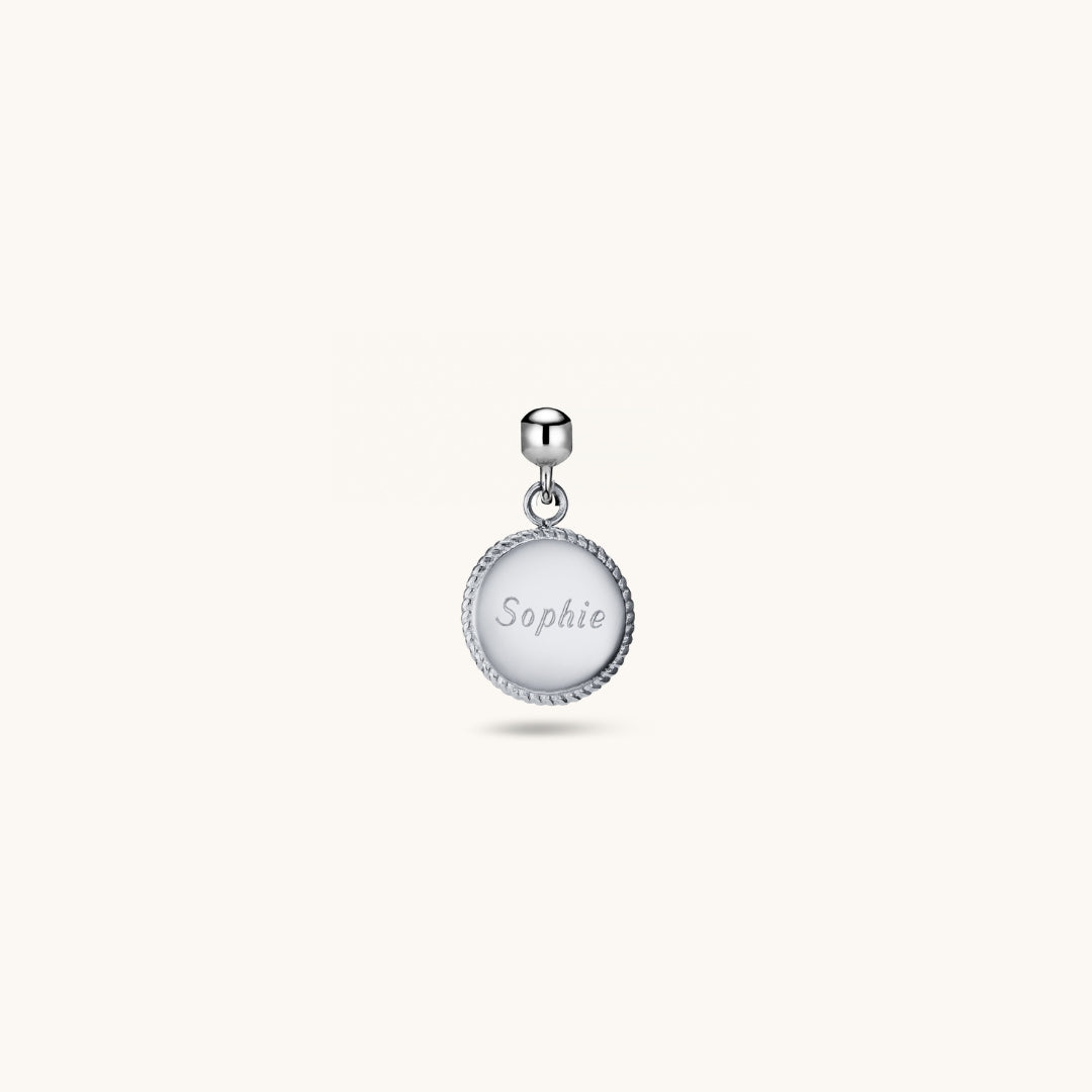 Dylan Oaks Rope Chain Classic Circle Charm Silver – Dylan Oaks