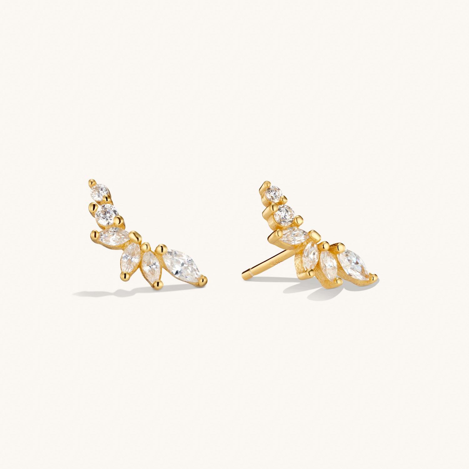 Crystal Climber Studs Gold – Dylan Oaks