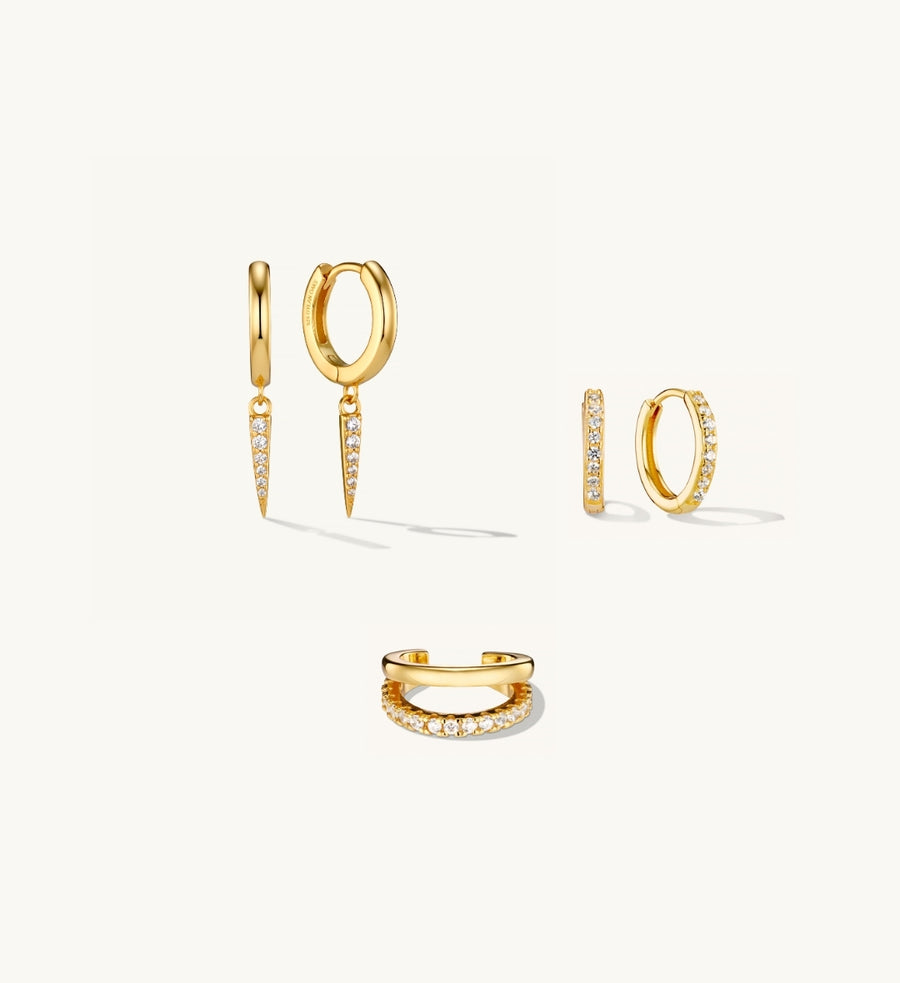 The Essentials Stacking Set Gold