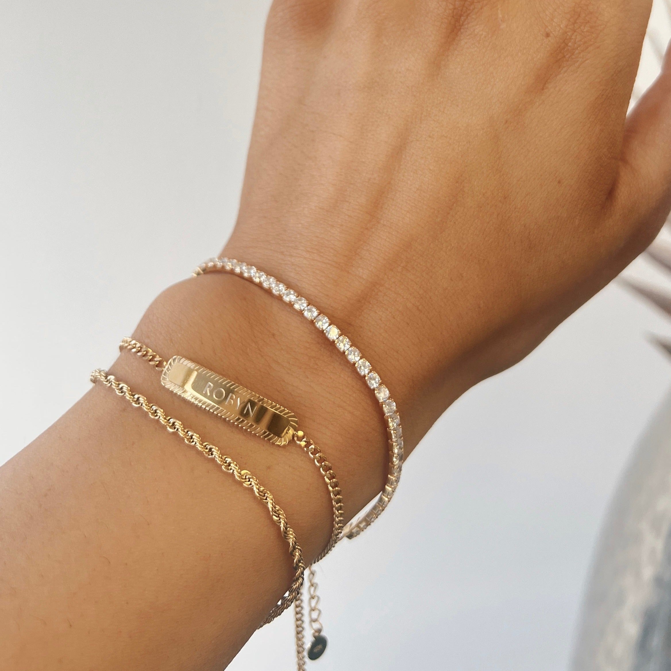 Dylan Oaks Rope Chain Rope Chain Bracelet in Gold – Dylan Oaks