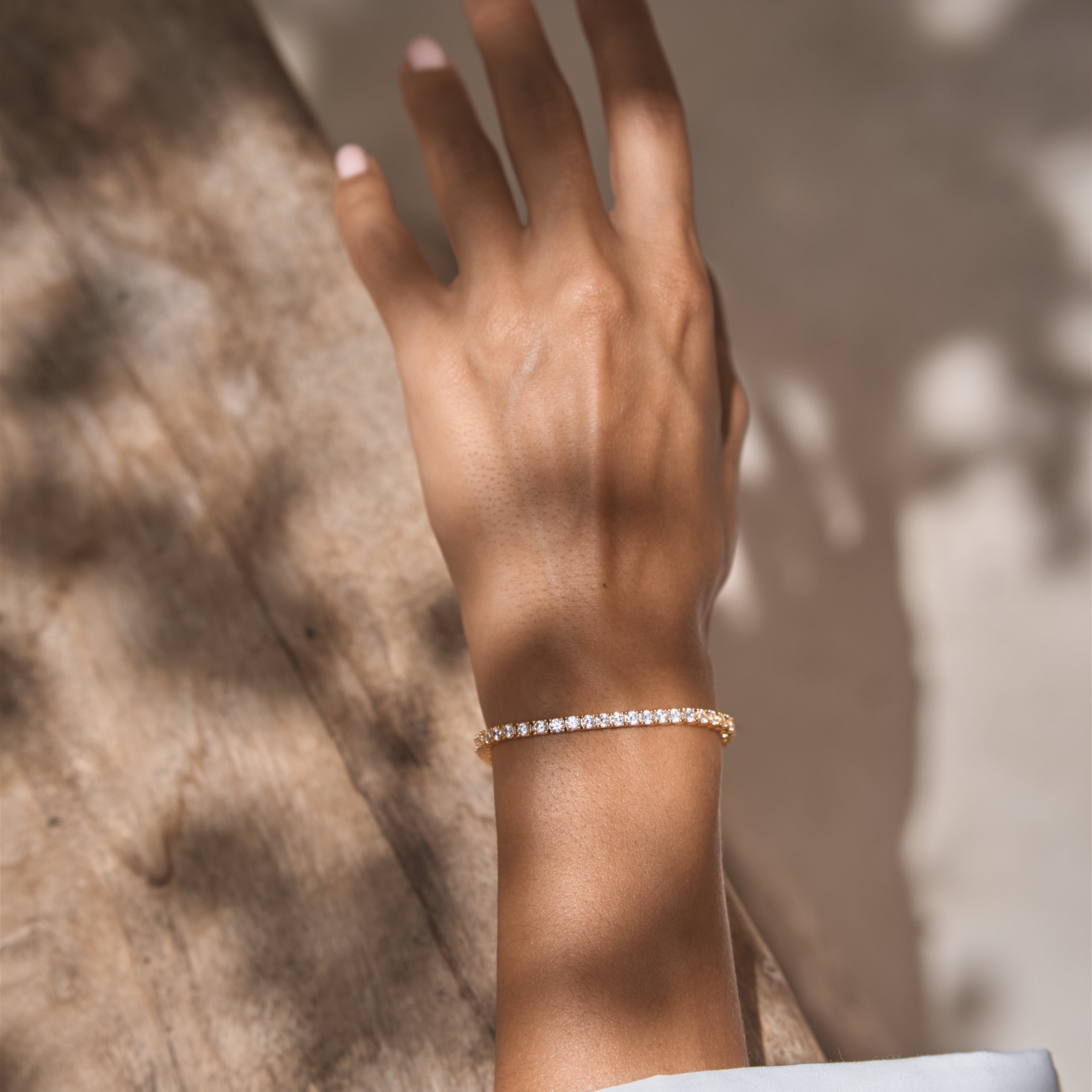Dylan Oaks Rope Chain Tennis Chain Bracelet in Gold – Dylan Oaks
