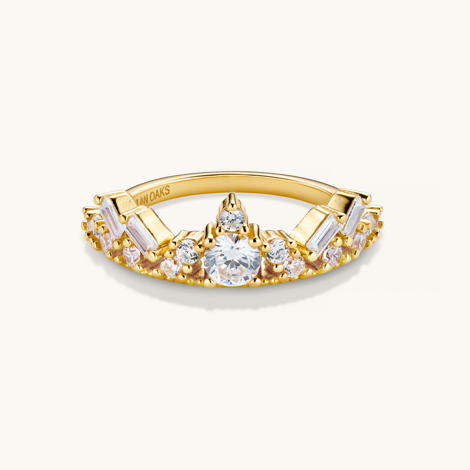 Treasure Crown Ring in Gold – Dylan Oaks