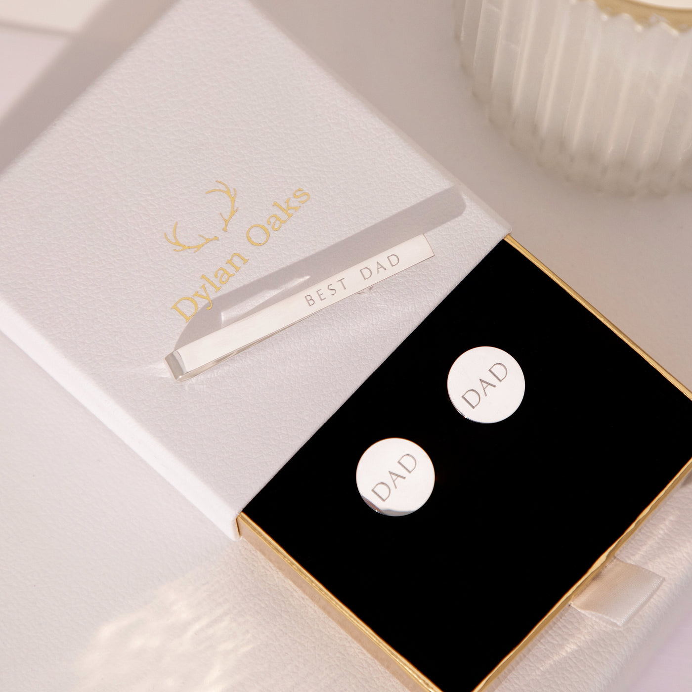 Personalised Cufflinks in Silver