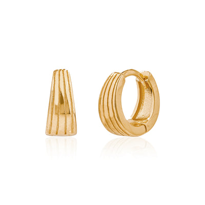 Passion Hoops Small in Gold
