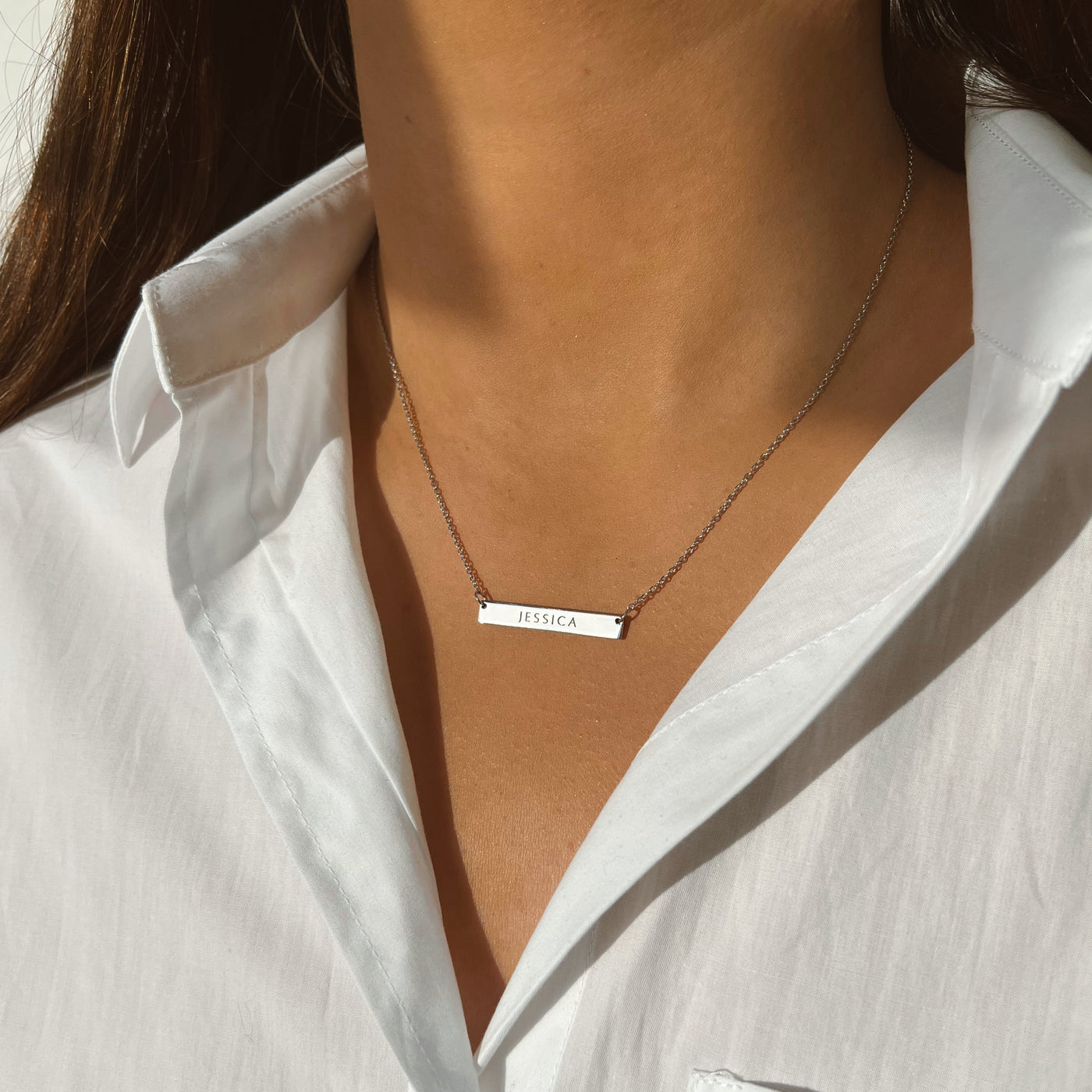 3cm Precious Letter Bar Sterling Silver – Dylan Oaks