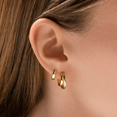 Classic Statement Hoops in Gold