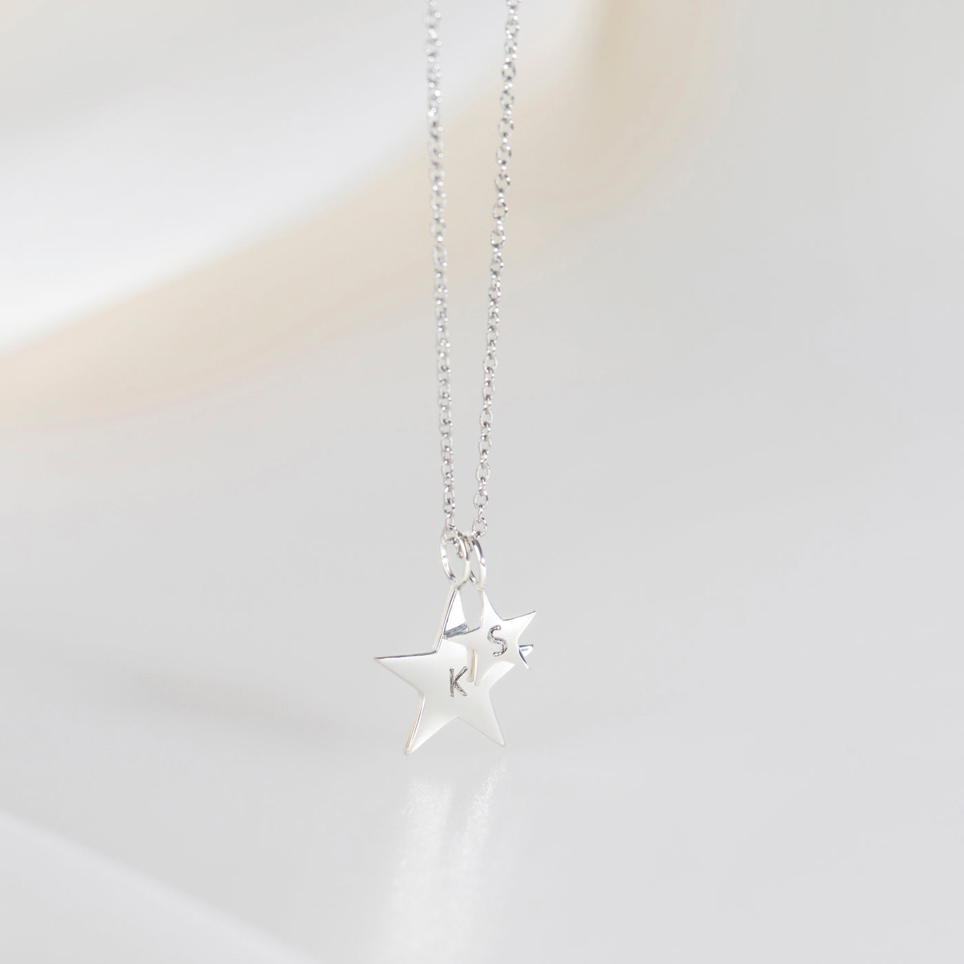 The Astrid Star Necklace in Silver