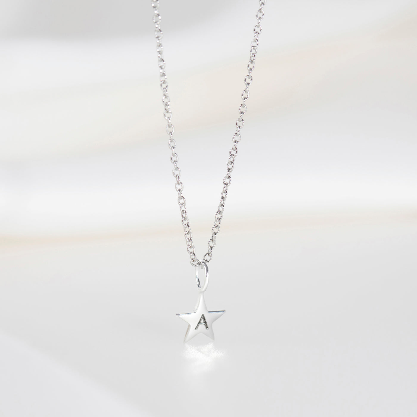 The Astrid Star Mini Necklace in Silver