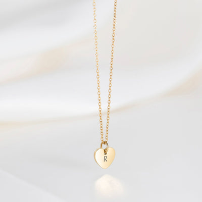 Amore Heart Necklace in Gold