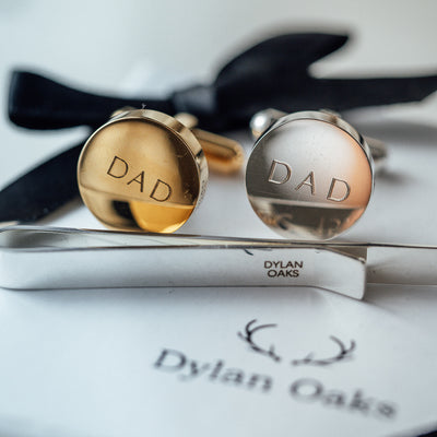 Tie Pin & Cufflinks set in Gold