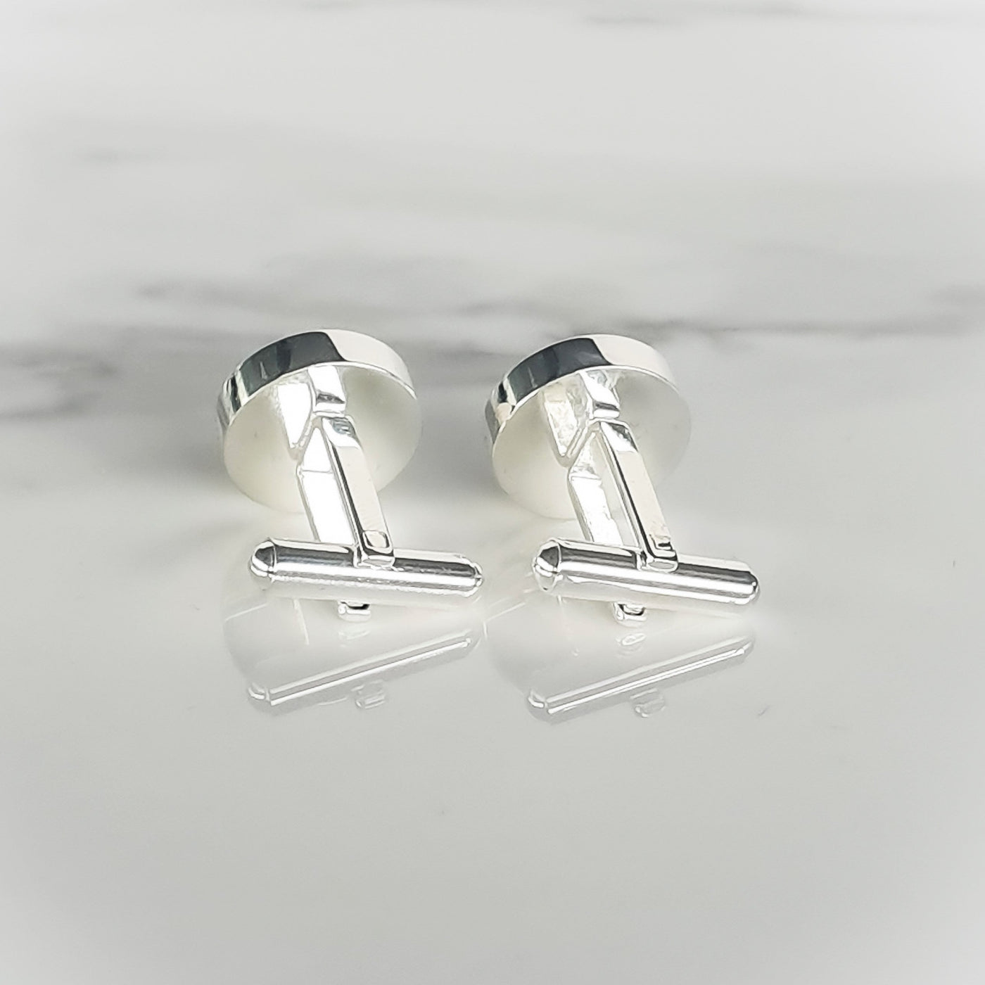 Personalised Cufflinks in Silver