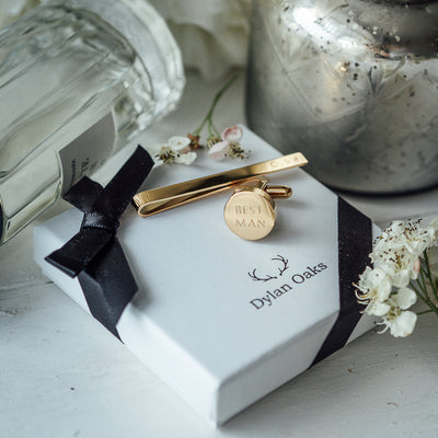Personalised Tie Pin in Gold